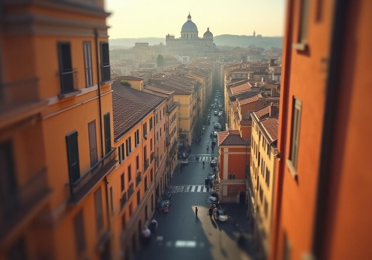 Mappa della zona di Via Avezzana Roma